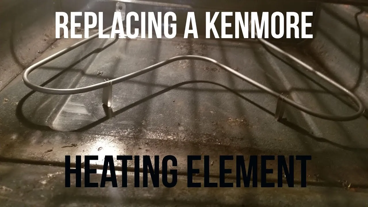 Broken oven heating element with a visible wire break on a counter