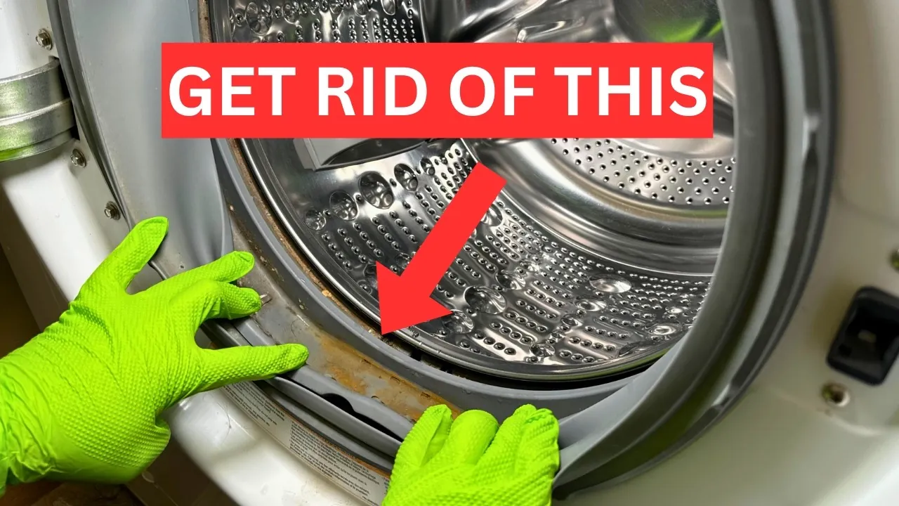 Cleaning tablet dropped into the empty drum of a washing machine