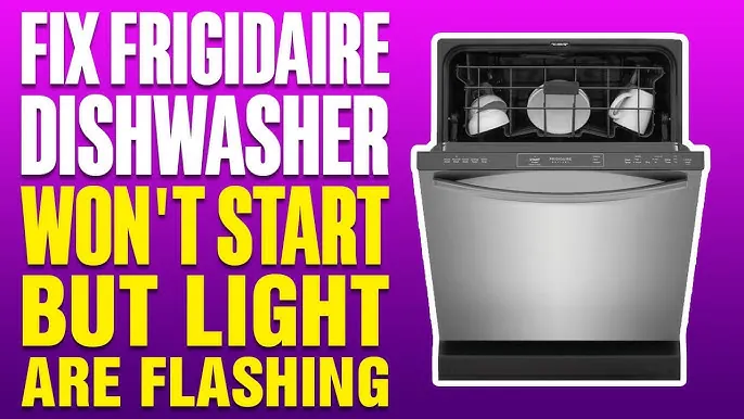 Dishwasher control panel lights and paper tech sheet card