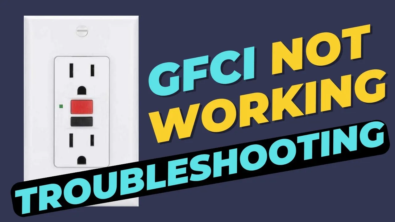 GFCI outlet on workbench with tools ready for replacement