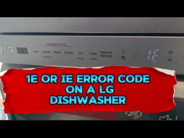 Kinked dishwasher drain hose looping low behind kitchen cabinet