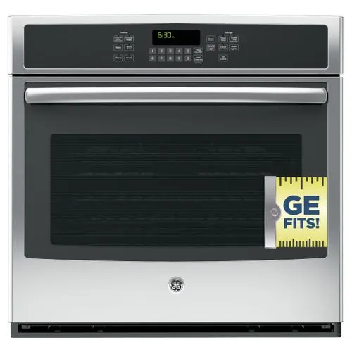 Oven control display glowing with an error code during preheat